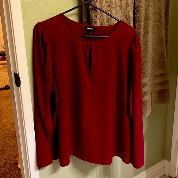 Express XL puffy sleeve blouse - Picture 1 of 3